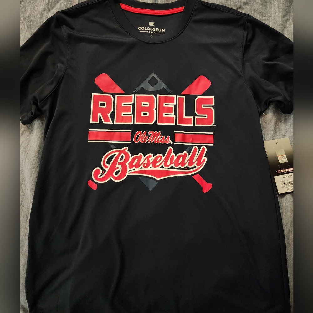 Colosseum Ole Miss Rebels Baseball t-shirt